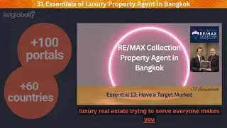 31 Essentials of Luxury Property Agent in Bangkok | 13 of 31 Have a Target Market