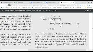 CHAPTER 7/ Blocking and confounding in 2^k factorial design/ part 1/ STAT-703/UAF Faisalabad