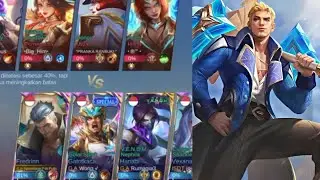 Highligt pushrank mytic Fredrin item defend support by roam Angela ditangan yang tepat