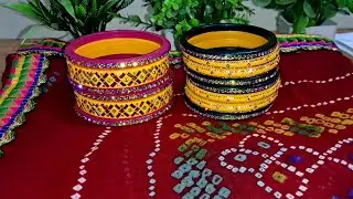 Rajasthani Shekhawati Famous Lakh.  Chura / Bangles Set  || Lac ka chuda Design || Bridal bangles