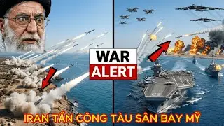 IRAN  Phóng 24 Tên Lửa Vào Tàu Sân Bay USS Eisenhower — Toàn Bộ Bị Chặn, 14 Căn Cứ Bị San Phẳng