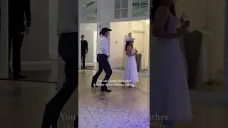 When your father daughter dance goes from tender to two-steppin&rsquo; real quick!  #fatherdaughterdance