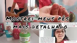 Tag dos p&eacute;s/ passei creme