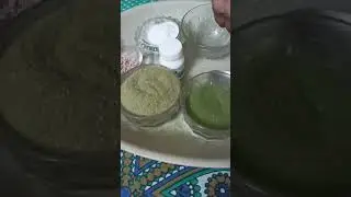Gharelu Aam aur Neem ke patton se banaye Dant Manjan (Tooth Powder)