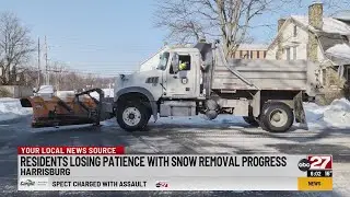 Harrisburg residents lose patience with snow removal process