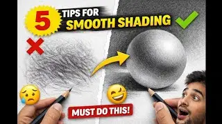 ✅ 5 Tips for Smooth Shading | Pencil Shading for Beginners