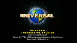 989 Studios, Universal Interactive Studios and Blue Shift, Inc  logos