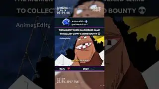 「 Blackbeard Came To Collect Luffy & Zoro Bounty  」|  Onepiece