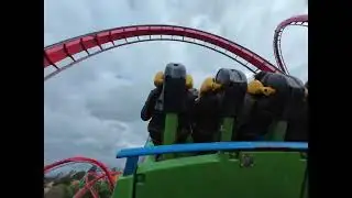 You Won’t Believe This View of Dragon Khan 🎢🔥- INSANE Loops & Speed! High-View POV