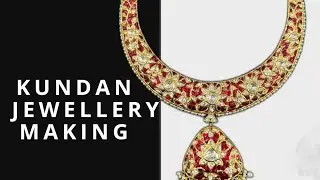 कुंदन जड़ाऊ की प्रक्रिया // How to make kundan jewellery//Kundan jewellery making// কুন্দন গহনা তৈরি