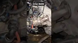 engine installment for 320d #shortvideo #automobile #bmw