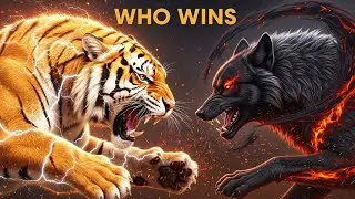 Golden Tiger vs Black Wolf Story &ndash; Epic Battle of Light and Dark | Cinematic Short Film 4K