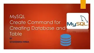Create Command using MySQL