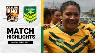 PNG Junior Orchids v Australian Schoolgirls | Match Highlights | Schools Rugby League | 2023