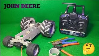 How to make John Deere tractor Part=1 || remote control john Deere tractor kaise banaye |#diy#projet