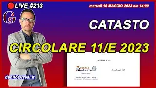 CATASTO Circolare 11/E del 2023: Pregeo e Docfa per frazionare enti urbani 🔴#213