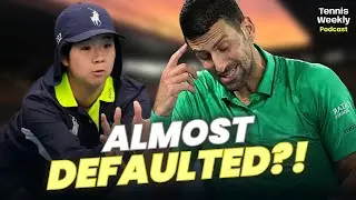 Novak Djokovic almost got himself DISQUALIFIED from a grand slam AGAIN! 🤯