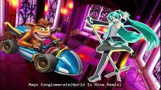 Crash Team Racing Nitro Fueled Maps Conglomerate(World Is Mine Remix)
