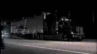18 Wheelers at Interstate 40 Rest Stop, February 2000