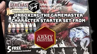 UNBOXING THE ARMY PAINTER CHARACTER STARTER PAINT SET -