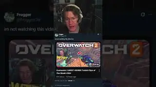 This Overwatch Youtuber keeps rage baiting me...  #froggerow #overwatch2
