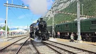 C 5/6 Elefant am rangieren im SBB Historic Depot in Erstfeld