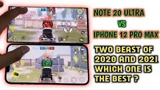 IPHONE 12 PRO MAX vs NOTE 20 ULTRA PUBG TEST AND GRAPHICS | WHICH DEVICE IS THE BEST FOR PUBG ?