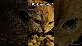 why the cat is crying?#cat #cats #pets #animals #rescue