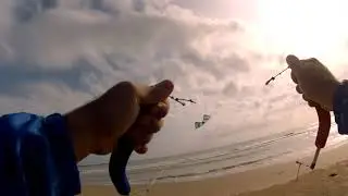 Quad line Stunt kite Flying