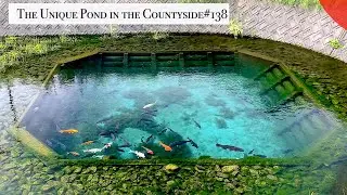 The unique koi pond in the countryside 
