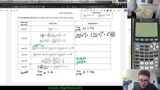 Limit Algebra Example 1