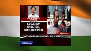 KCR Calls Transport Staff Strike 