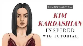 KIM KARDASHIAN Inspired Stardoll Wig Tutorial | LanaDelChanel.