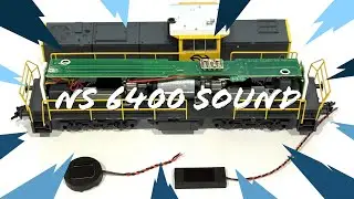 Fitting Sound To A Trix NS 6400 Loco, Using Two Speakers
