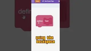 Не используйте Backspace в Scratch #scratch #shorts