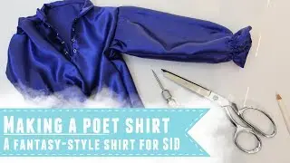 Sewing a fantasy-style poet shirt for Iplehouse SID
