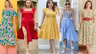 Knee Length Vestidos De Moda l Colourful Moda Operandi l Summer Outfits Maxi Estampado