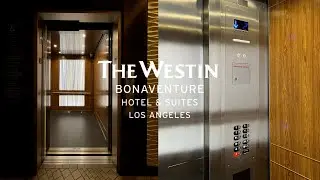 Лифт OTIS Traction Lobby Elevator - отель Westin Bonaventure - Лос-Анджелес, Калифорния