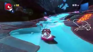 Team Sonic Racing - Hidden Volcano - Standard Race - Knuckles