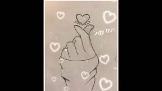 My Finger heart drawing (i can make an tutorial if u say)