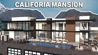 BUILDING A CALIFORNIA MANSION IN BLOXBURG