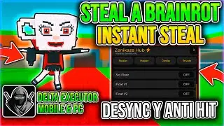 [🎃] SCRIPT PARA STEAL A BRAINROT 🔥 ROBA INVISIBLE. DESYNC, ANTI HIT | DELTA EXECUTOR MOBILE