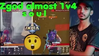 Zgod 1v4 SouL!😮|zgod scrim Domination|Godl🔥#zgod #scrimshighlights #pubgmobile #jonathangaming