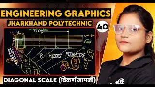 #39 Diagonal scale PART-9 | Engineering Drawing/graphics All India polytechnic | #astechnic