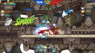 [Elsword JP]T.Blade Master PvP 3v3 arena (S~SSS)
