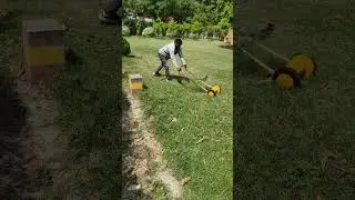 #Falcon lawn mover # grass cutter , #hand operating grass cutter