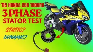 How to test motorcycle 3 phase stator