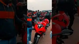 Ducati Panigale v4s on public Reaction 😍red beauty #shorts #youtubeshorts #kawasaki