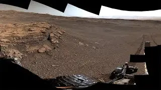 NASA's Curiosity Mars Rover Explores Teal Ridge (360 View)