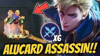KING OF LIFESTEAL AUTO COMEBACK !! ASSASSIN ALUCARD !! MAGIC CHESS MOBILE LEGENDS